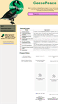 Mobile Screenshot of geesepeace.com
